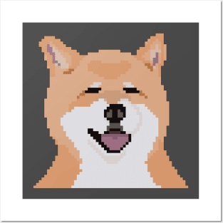 Shiba Inu - Pixel Posters and Art